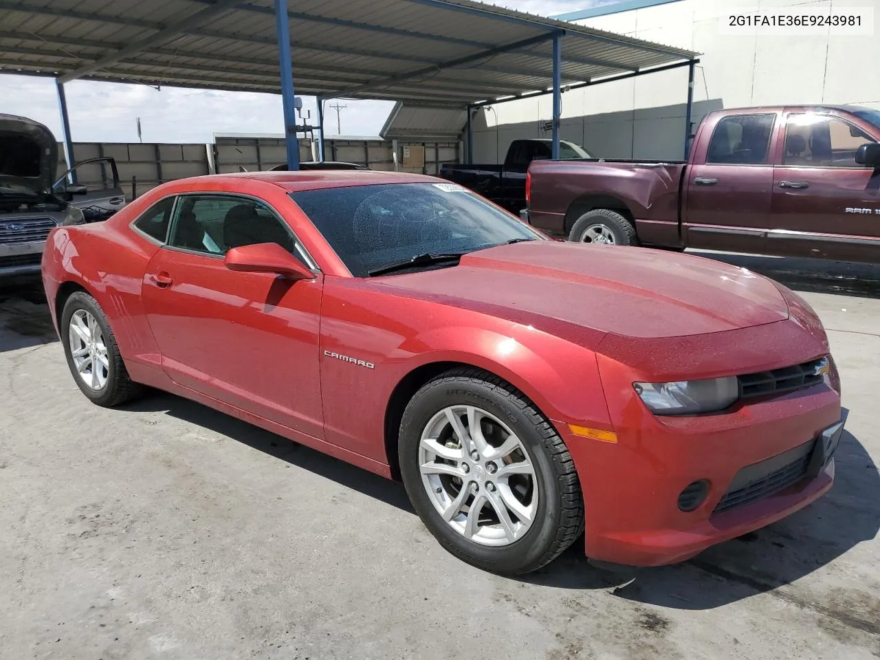 2014 Chevrolet Camaro Ls VIN: 2G1FA1E36E9243981 Lot: 72536604