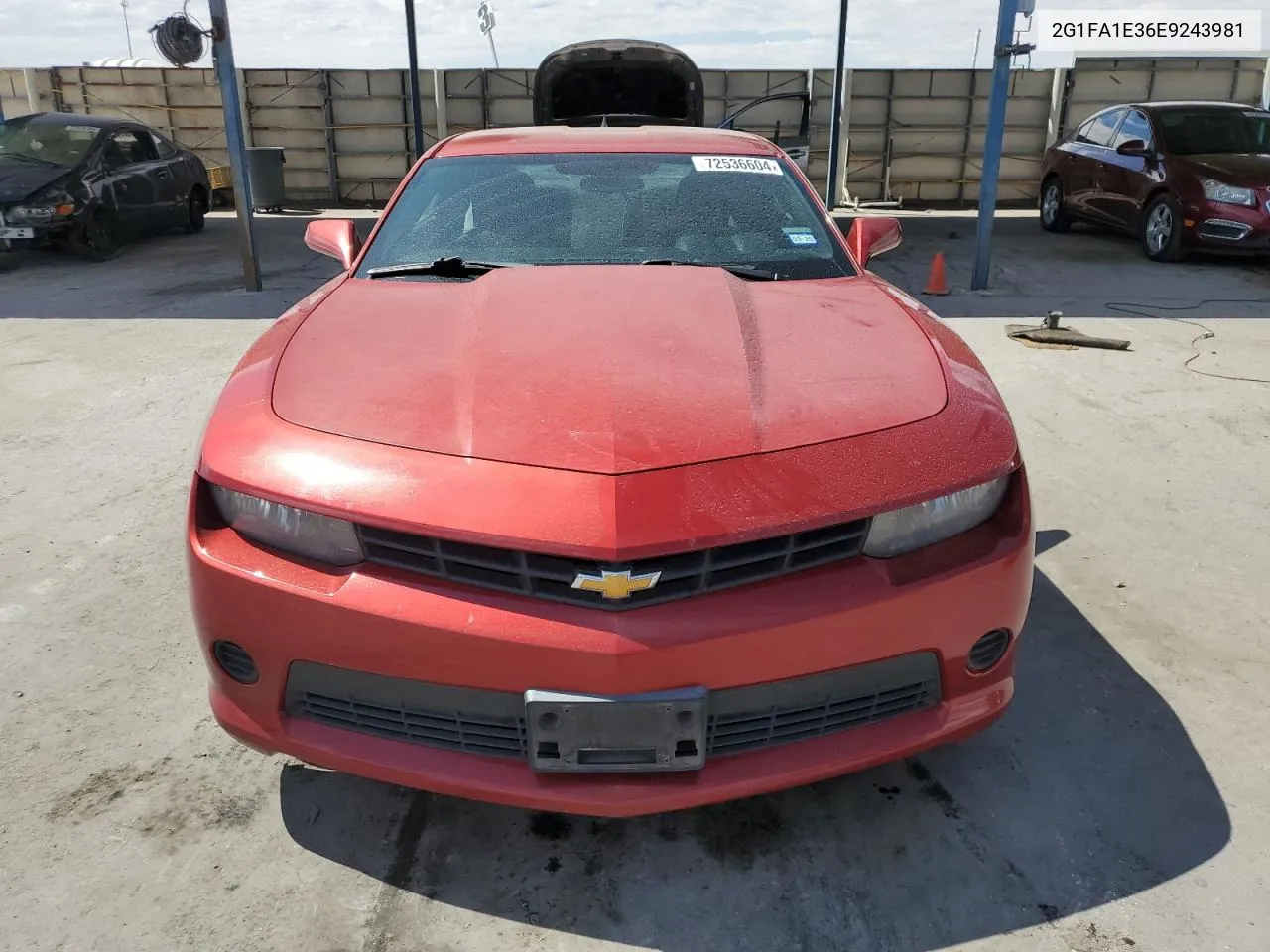 2014 Chevrolet Camaro Ls VIN: 2G1FA1E36E9243981 Lot: 72536604