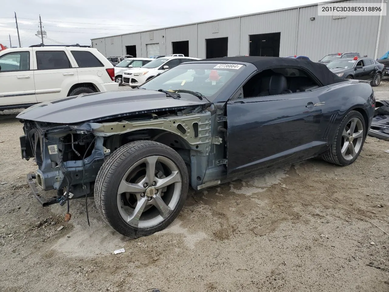 2014 Chevrolet Camaro Lt VIN: 2G1FC3D38E9318896 Lot: 72736664