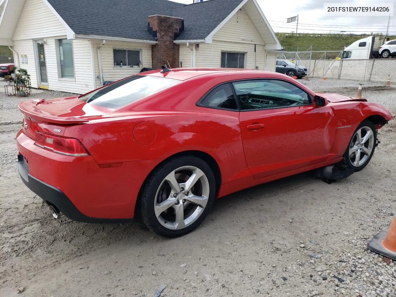 2G1FS1EW7E9144206 2014 Chevrolet Camaro Ss