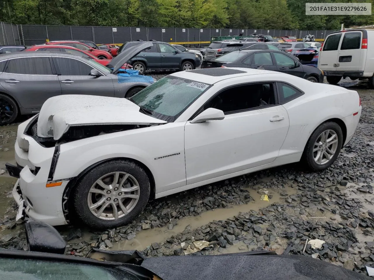 2014 Chevrolet Camaro Ls VIN: 2G1FA1E31E9279626 Lot: 72914334