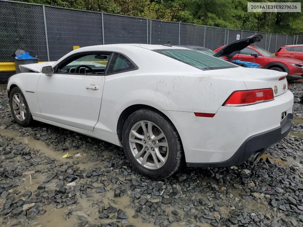 2014 Chevrolet Camaro Ls VIN: 2G1FA1E31E9279626 Lot: 72914334