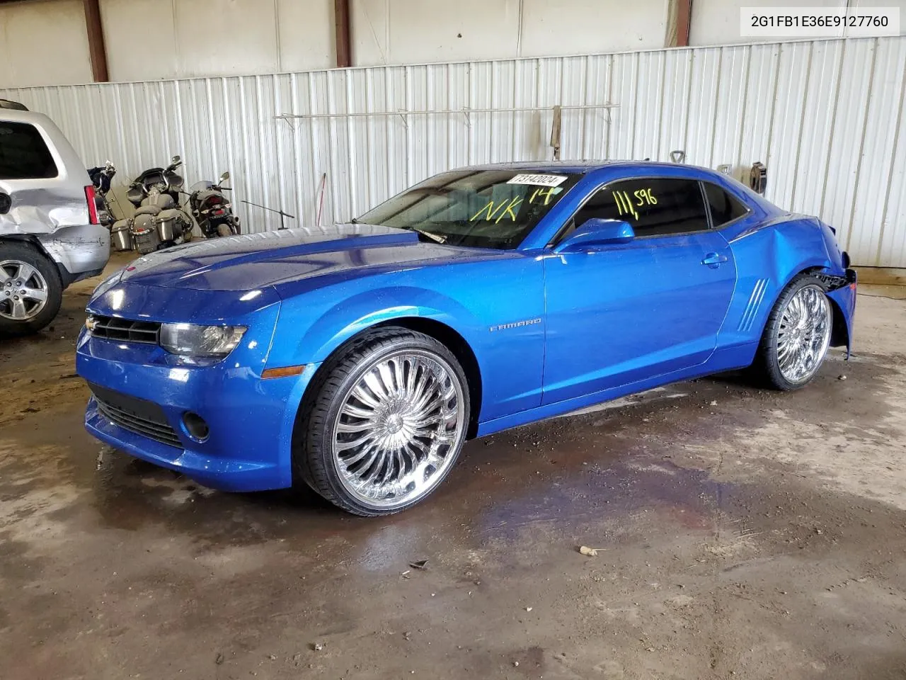 2G1FB1E36E9127760 2014 Chevrolet Camaro Lt