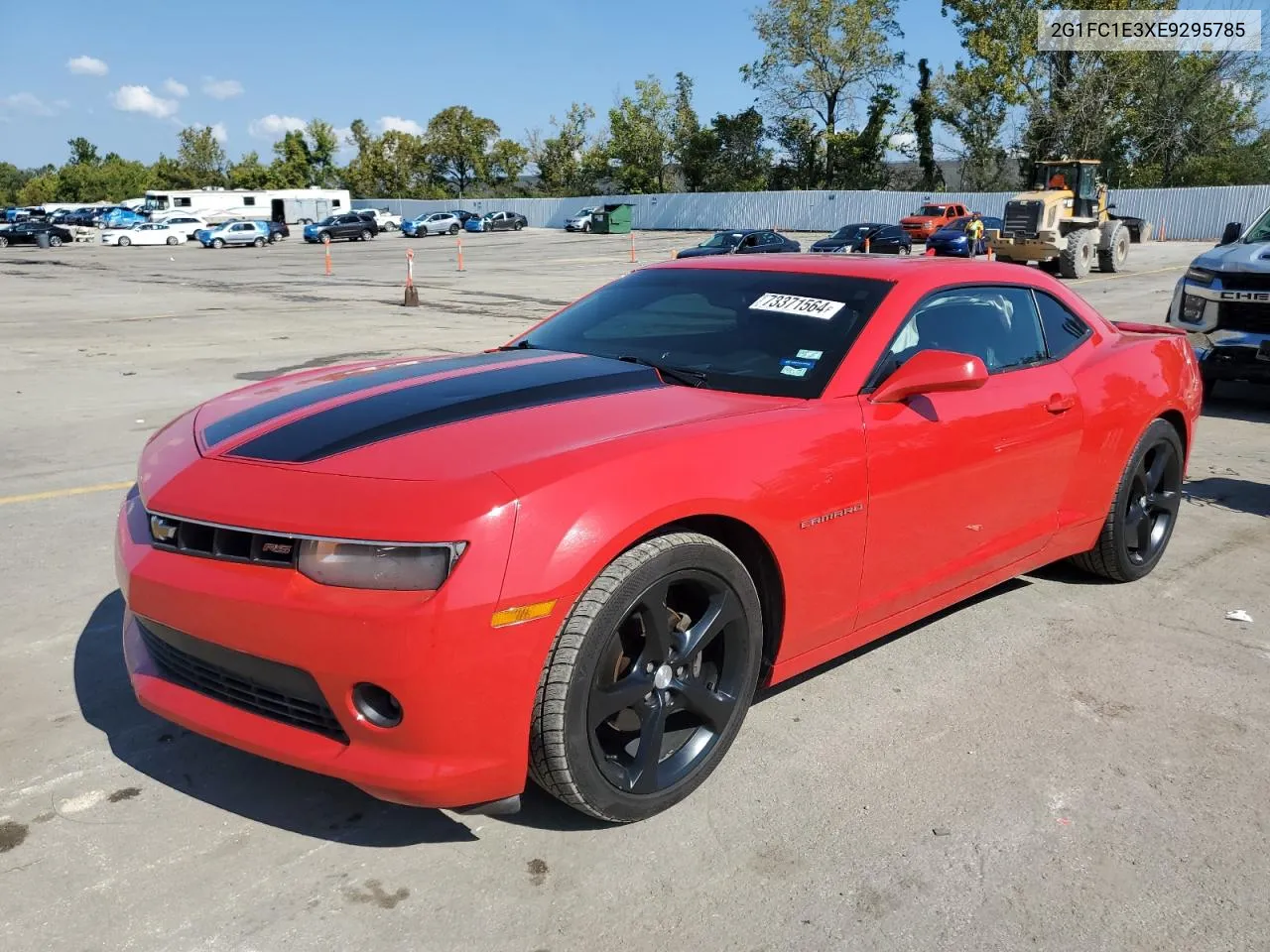 2014 Chevrolet Camaro Lt VIN: 2G1FC1E3XE9295785 Lot: 73371564