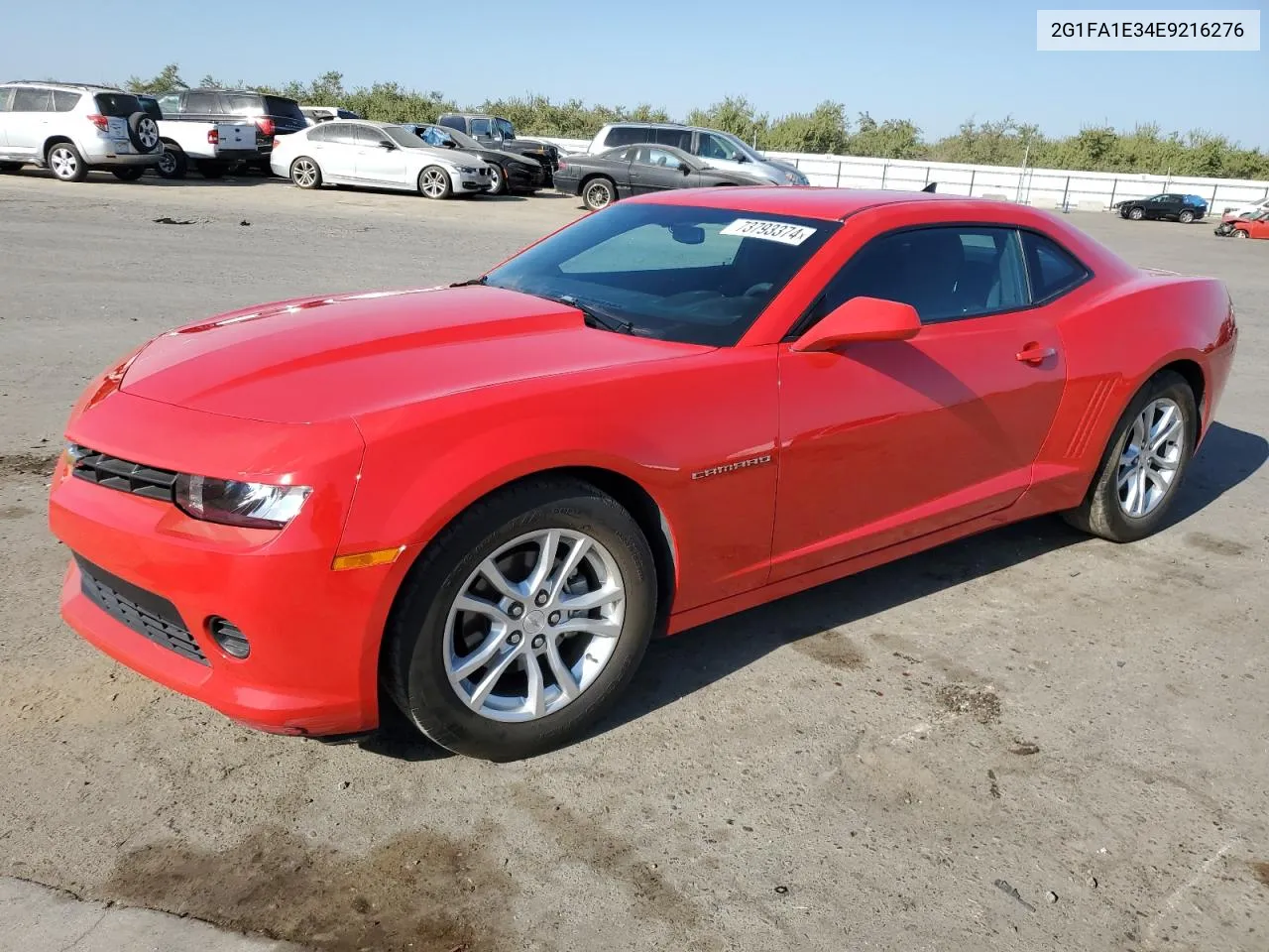 2014 Chevrolet Camaro Ls VIN: 2G1FA1E34E9216276 Lot: 73793374