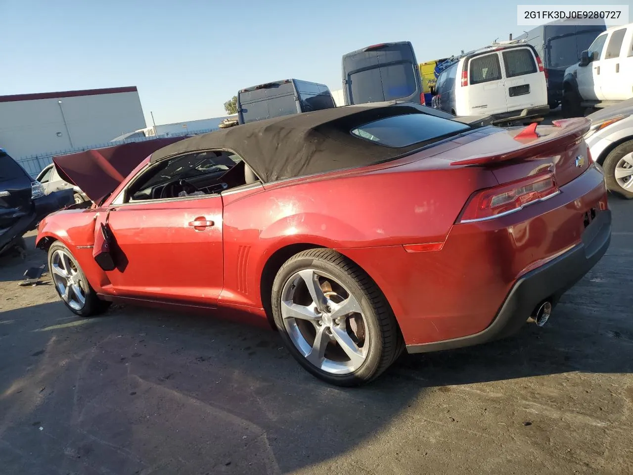 2G1FK3DJ0E9280727 2014 Chevrolet Camaro 2Ss