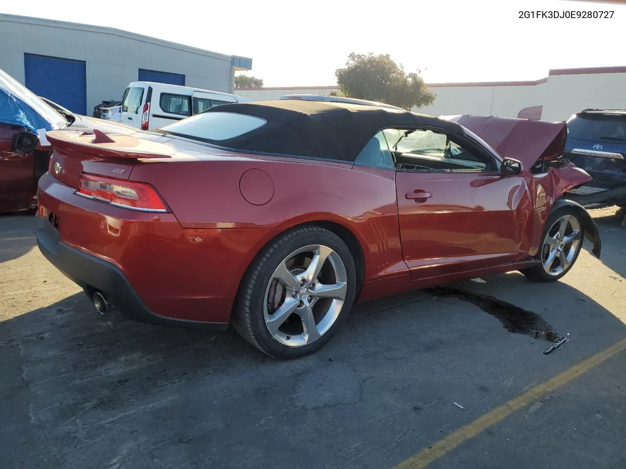 2G1FK3DJ0E9280727 2014 Chevrolet Camaro 2Ss