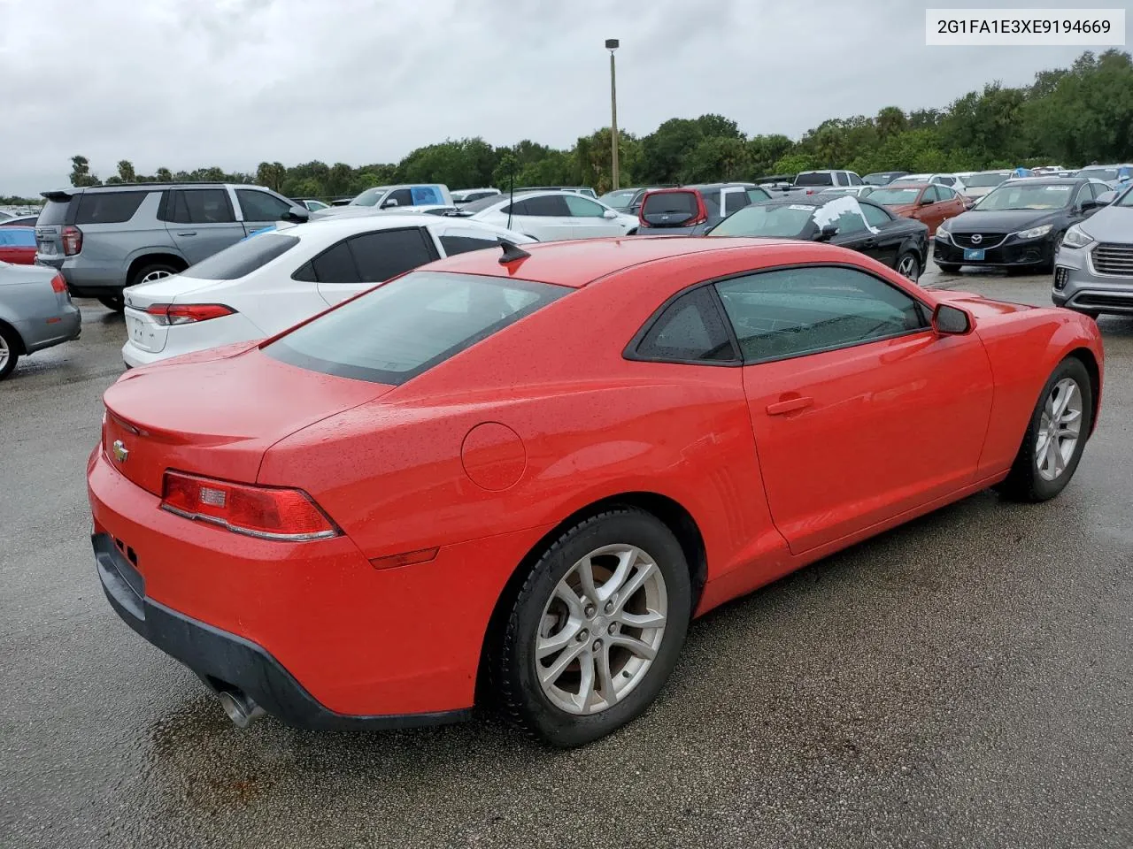 2014 Chevrolet Camaro Ls VIN: 2G1FA1E3XE9194669 Lot: 74928384