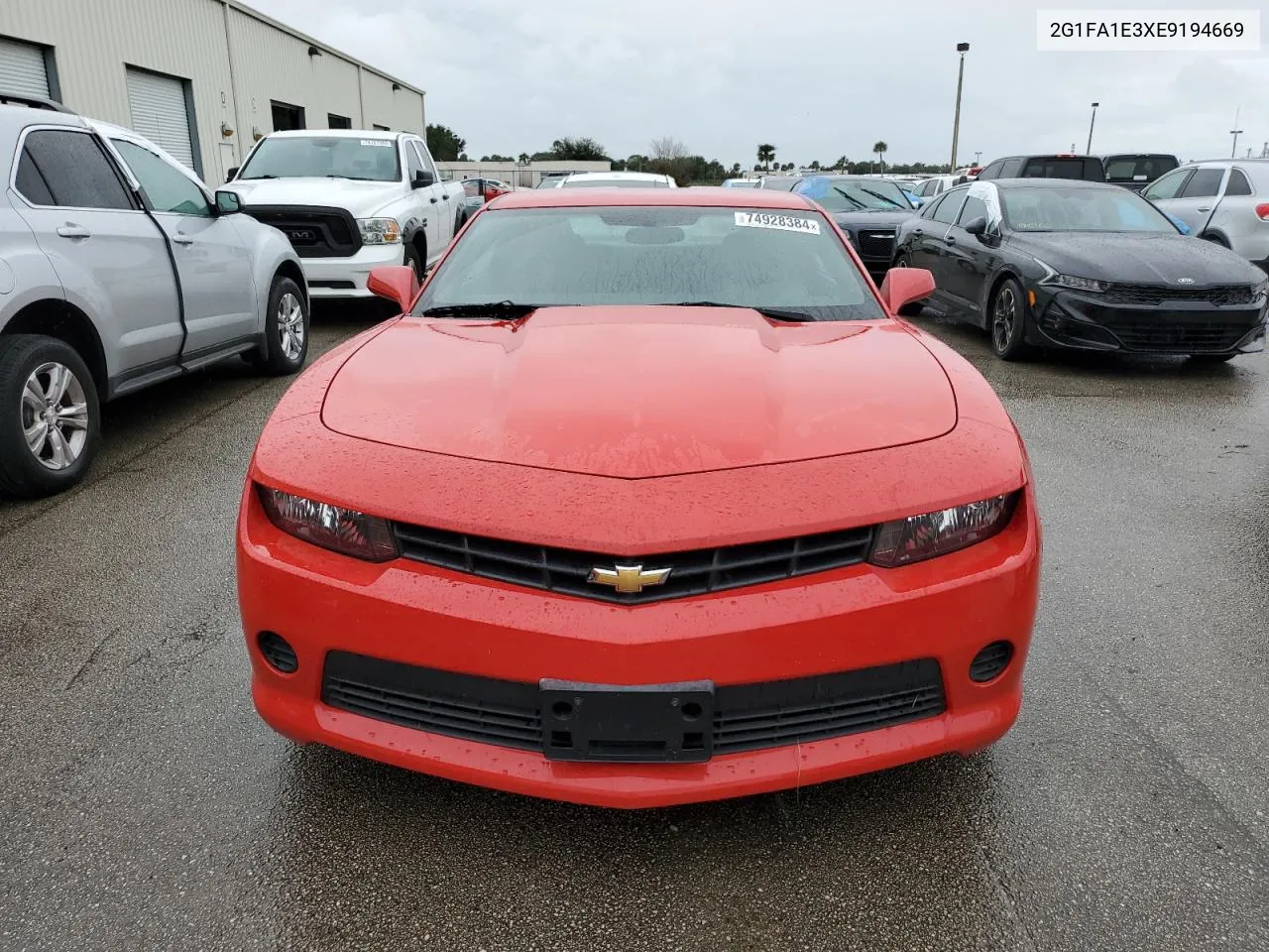 2014 Chevrolet Camaro Ls VIN: 2G1FA1E3XE9194669 Lot: 74928384