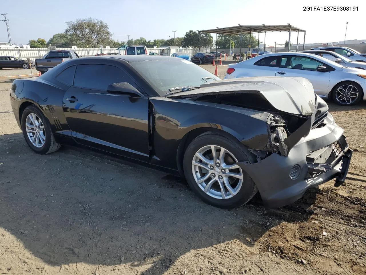 2014 Chevrolet Camaro Ls VIN: 2G1FA1E37E9308191 Lot: 75293144