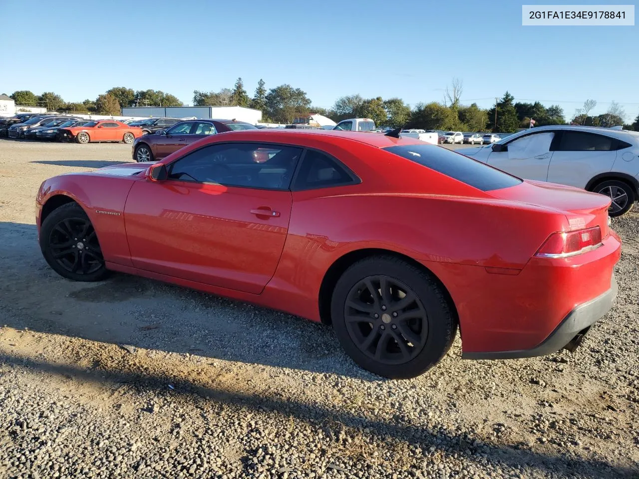 2G1FA1E34E9178841 2014 Chevrolet Camaro Ls