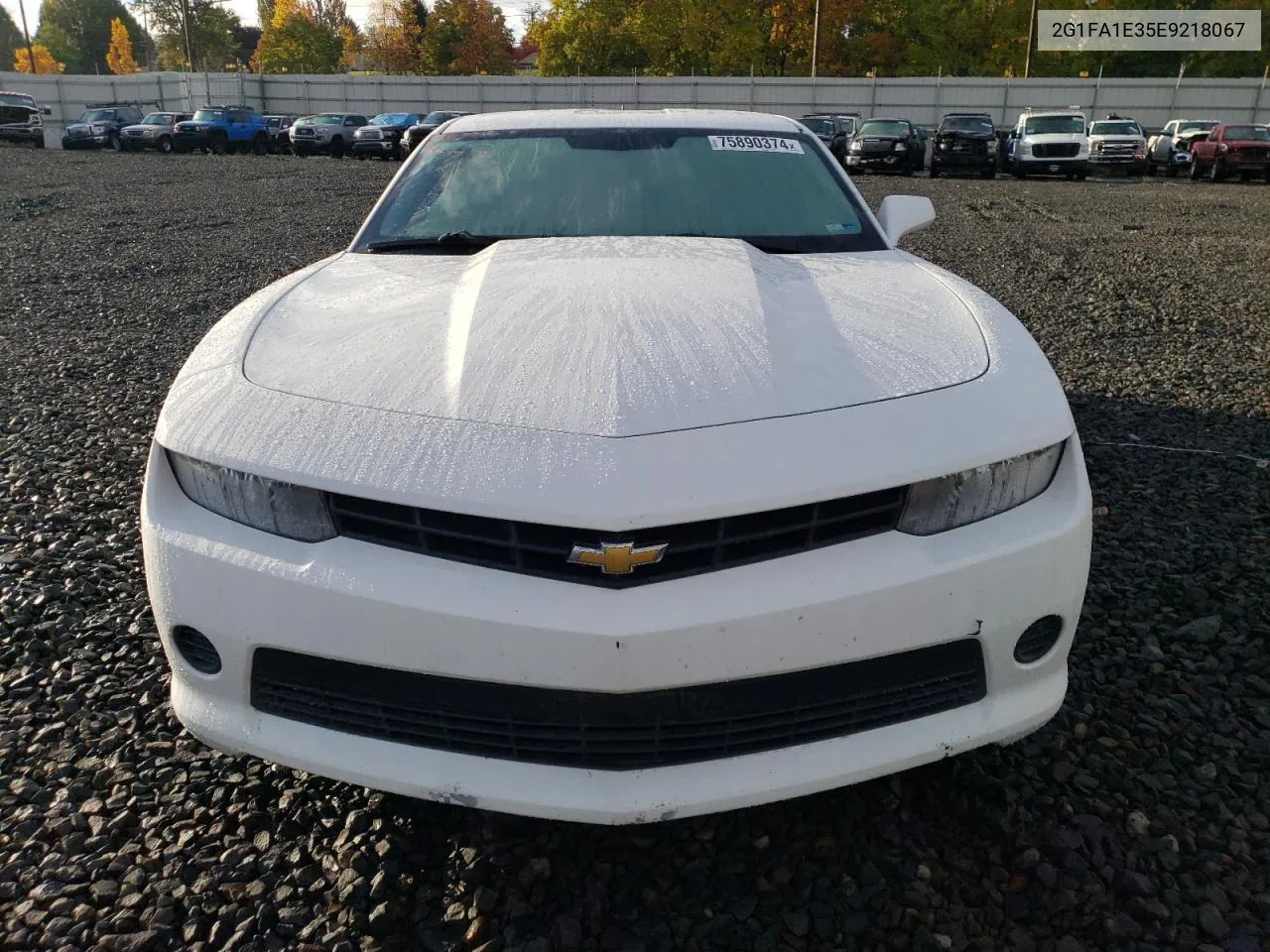 2014 Chevrolet Camaro Ls VIN: 2G1FA1E35E9218067 Lot: 75890374