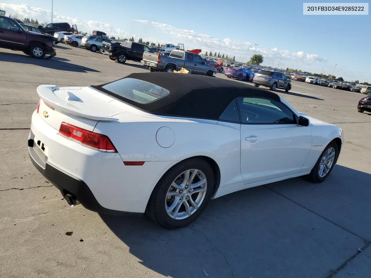 2G1FB3D34E9285222 2014 Chevrolet Camaro Lt