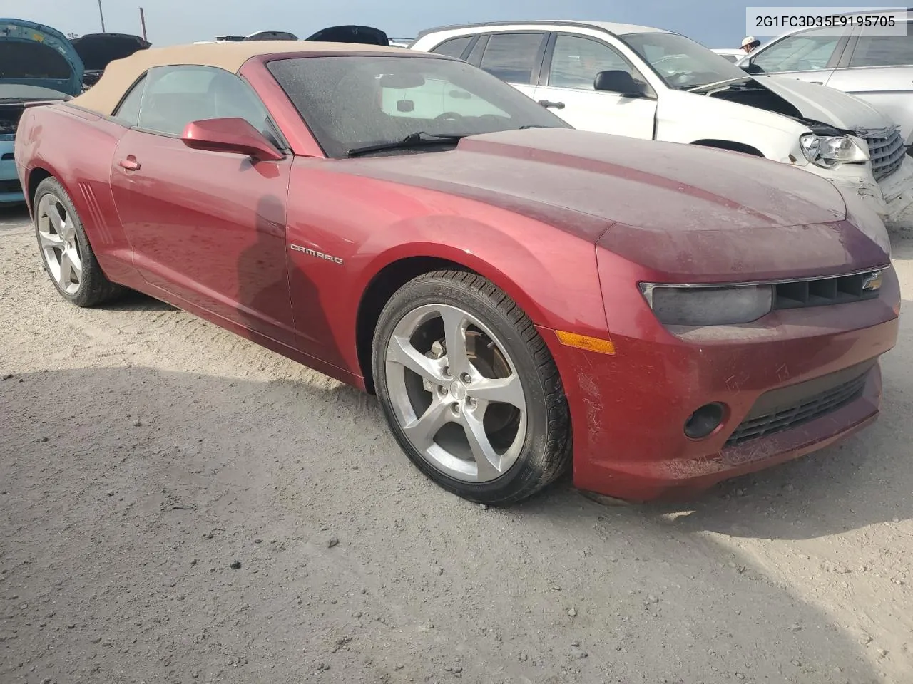 2014 Chevrolet Camaro Lt VIN: 2G1FC3D35E9195705 Lot: 76464034