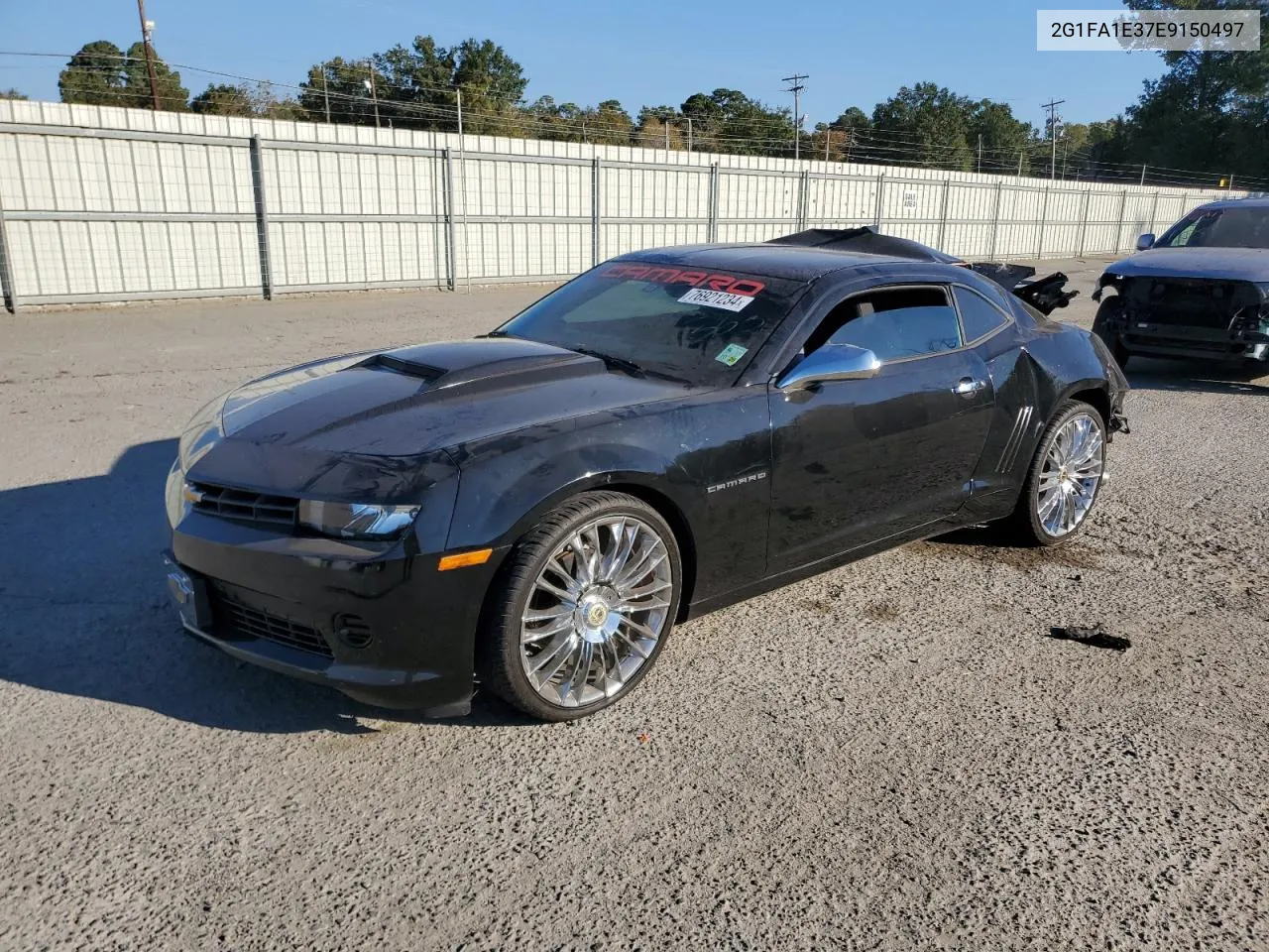 2014 Chevrolet Camaro Ls VIN: 2G1FA1E37E9150497 Lot: 76921234