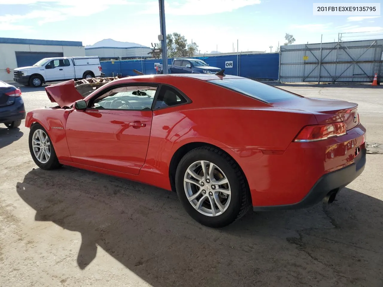 2014 Chevrolet Camaro Lt VIN: 2G1FB1E3XE9135795 Lot: 76938584