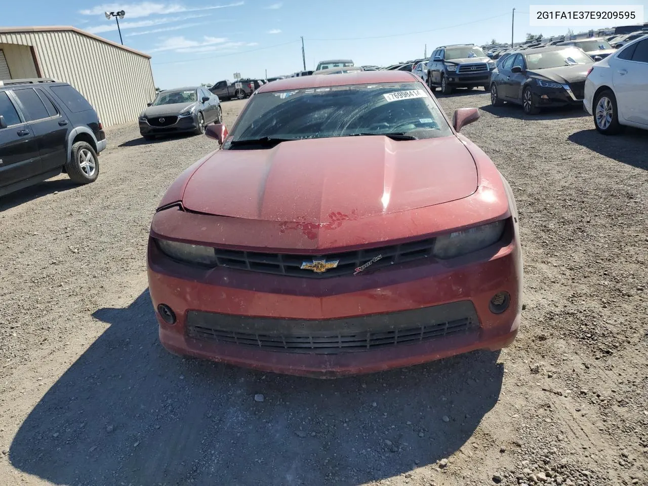 2014 Chevrolet Camaro Ls VIN: 2G1FA1E37E9209595 Lot: 76998414