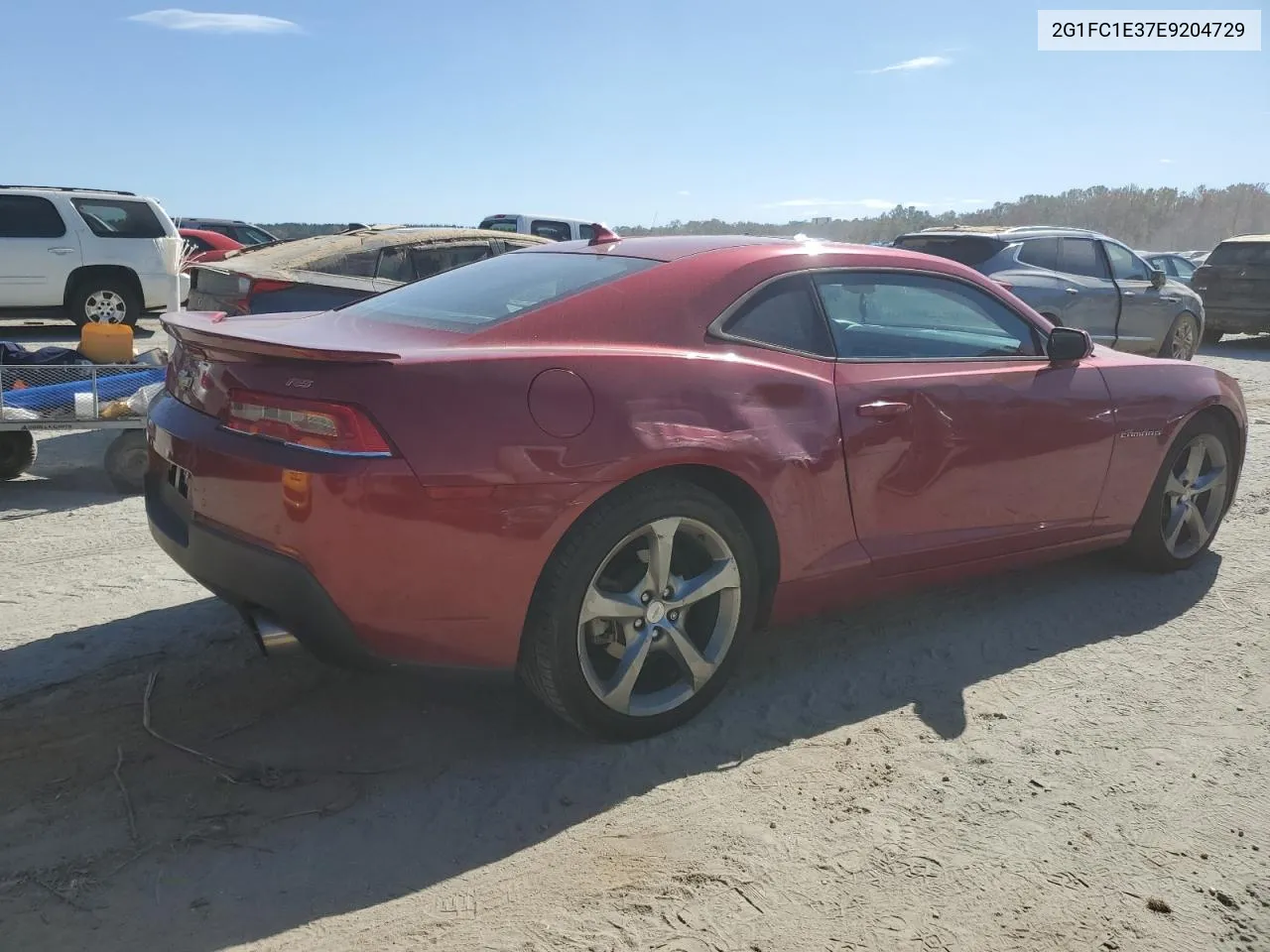 2014 Chevrolet Camaro Lt VIN: 2G1FC1E37E9204729 Lot: 77093874