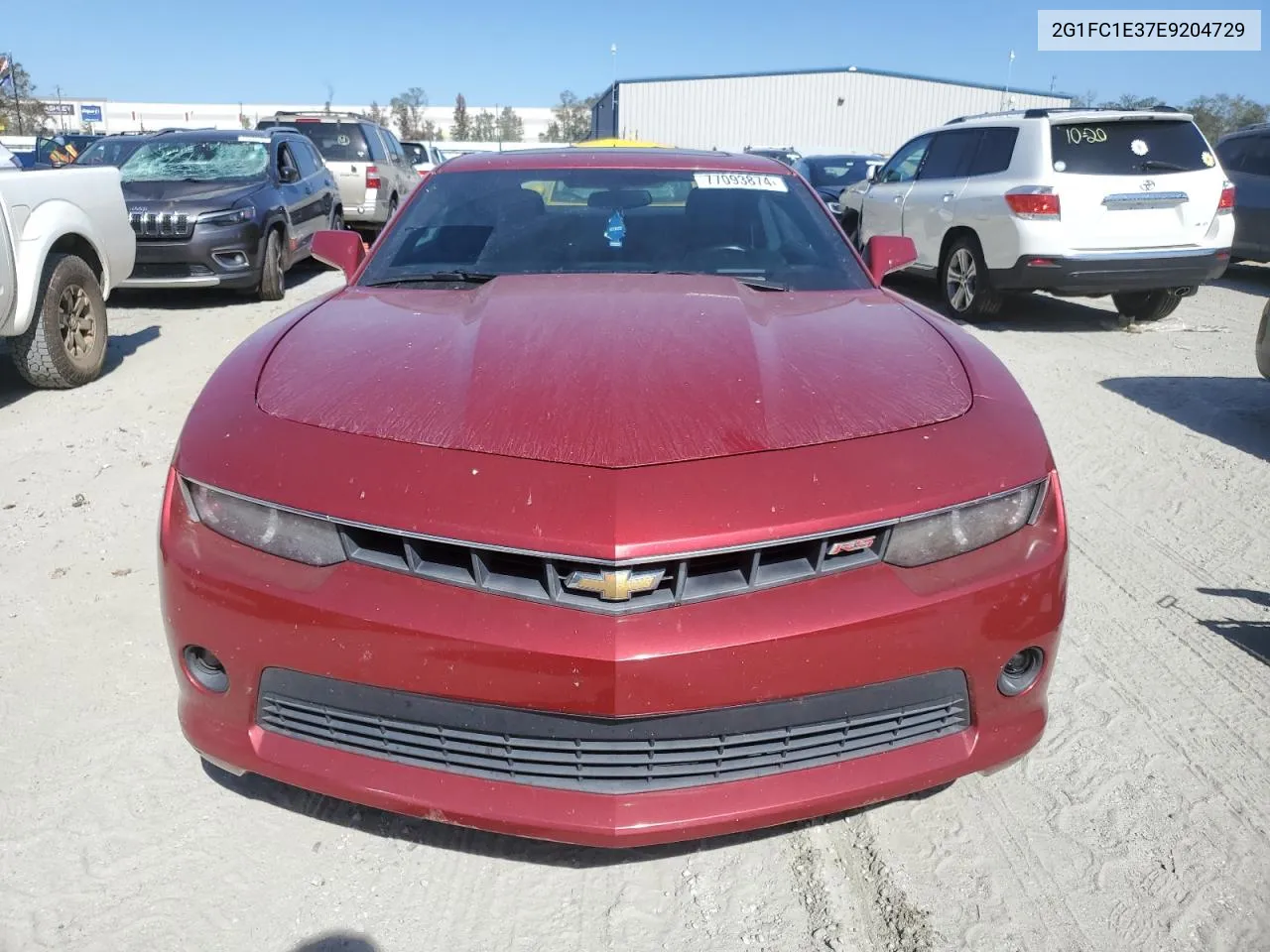 2014 Chevrolet Camaro Lt VIN: 2G1FC1E37E9204729 Lot: 77093874