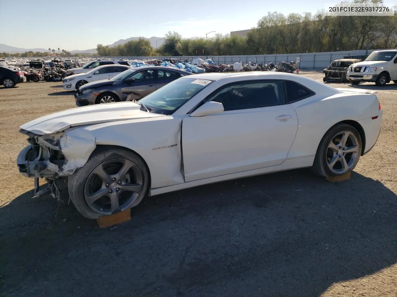 2014 Chevrolet Camaro Lt VIN: 2G1FC1E32E9317276 Lot: 77179164