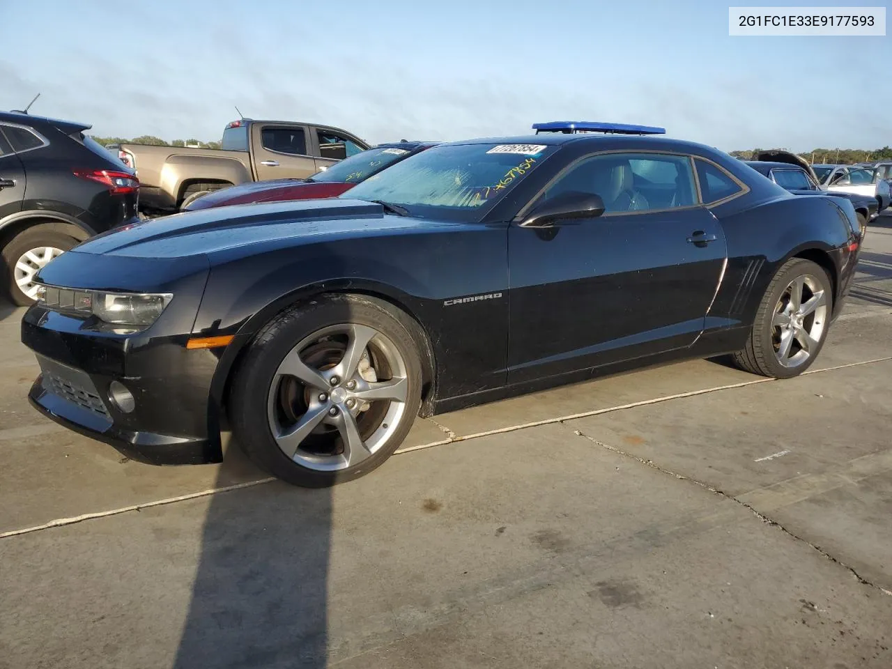 2014 Chevrolet Camaro Lt VIN: 2G1FC1E33E9177593 Lot: 77267854