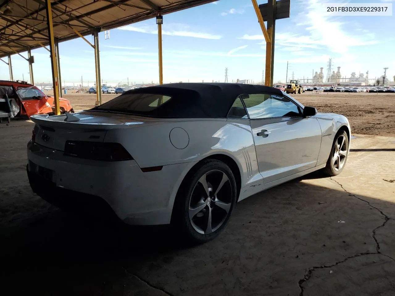 2014 Chevrolet Camaro Lt VIN: 2G1FB3D3XE9229317 Lot: 77272754