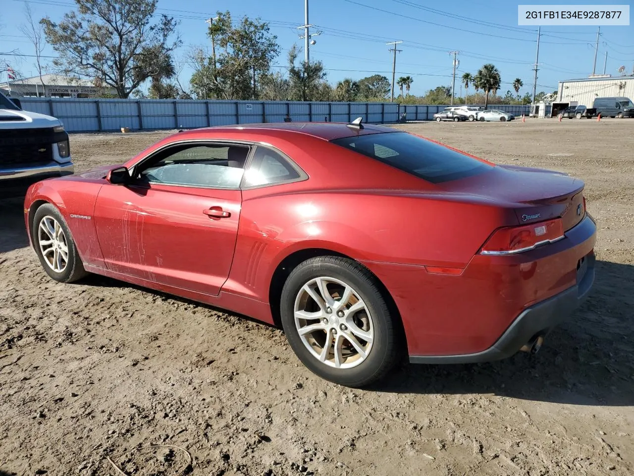 2014 Chevrolet Camaro Lt VIN: 2G1FB1E34E9287877 Lot: 77309214