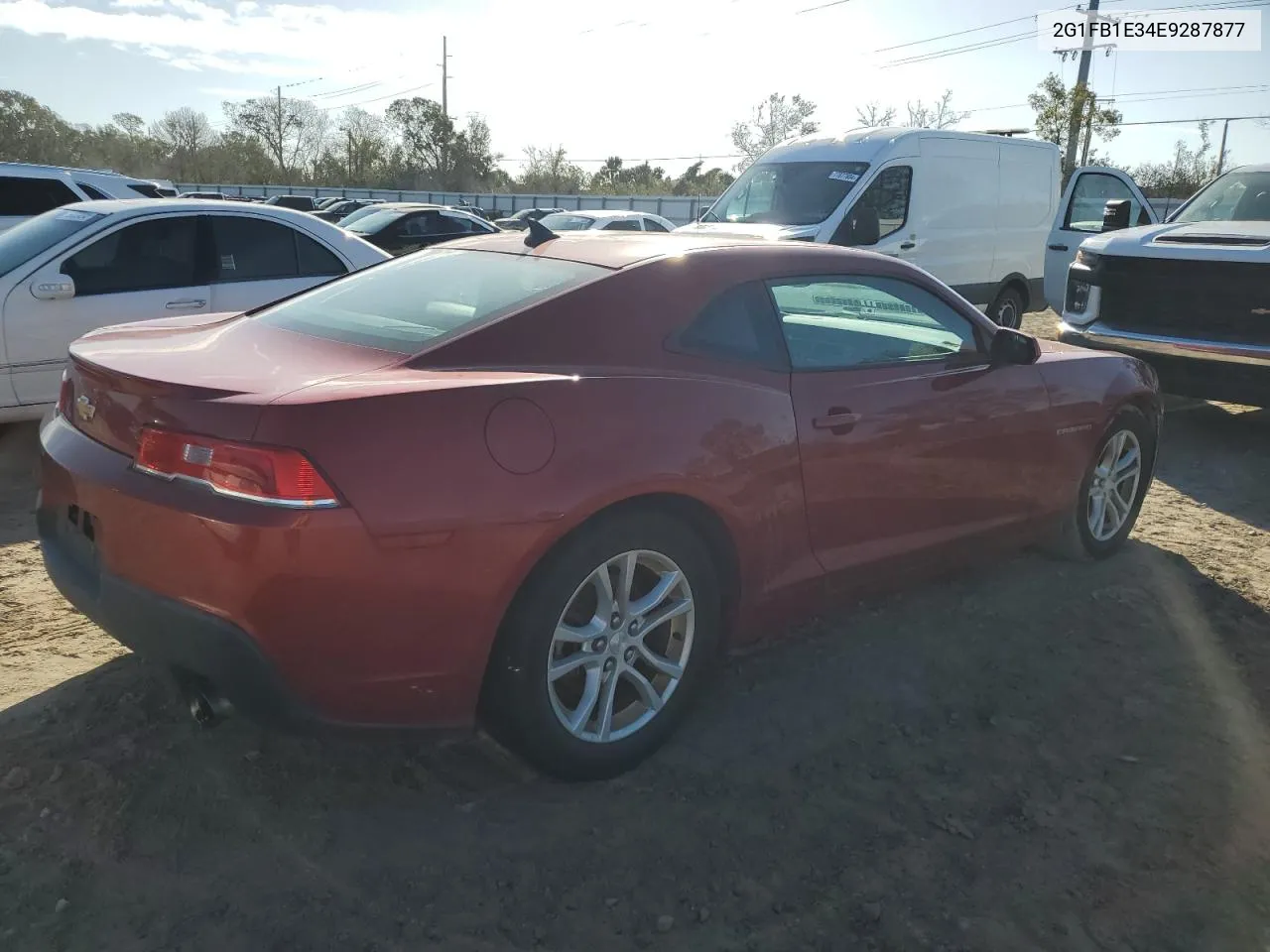 2014 Chevrolet Camaro Lt VIN: 2G1FB1E34E9287877 Lot: 77309214