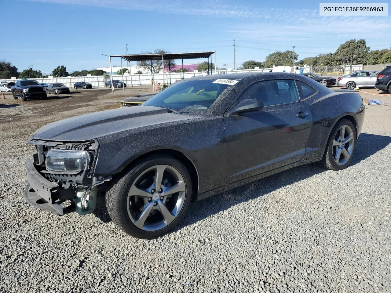 2014 Chevrolet Camaro Lt VIN: 2G1FC1E36E9266963 Lot: 78104554