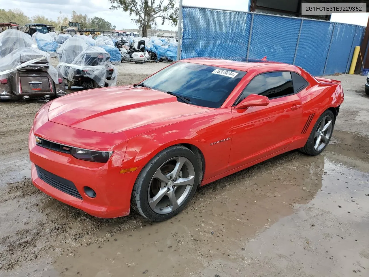 2014 Chevrolet Camaro Lt VIN: 2G1FC1E31E9229352 Lot: 78378844