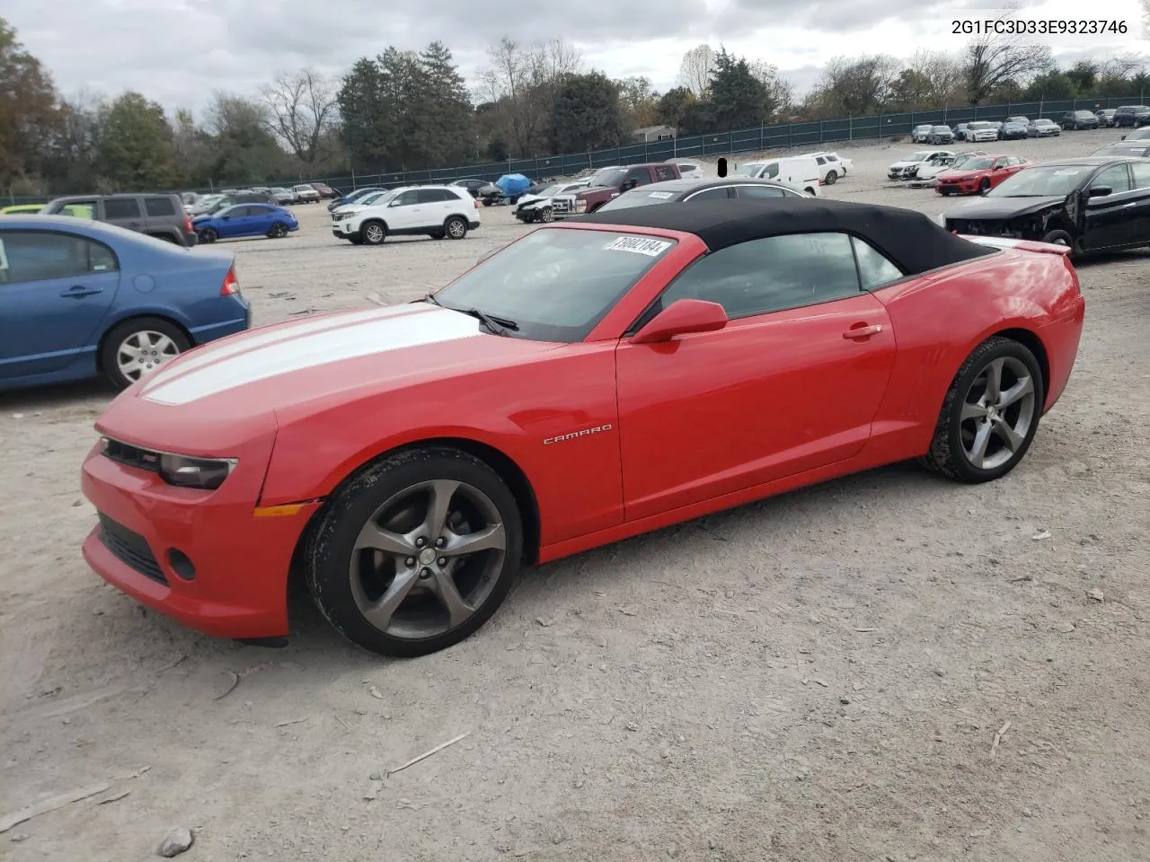 2014 Chevrolet Camaro Lt VIN: 2G1FC3D33E9323746 Lot: 79802184