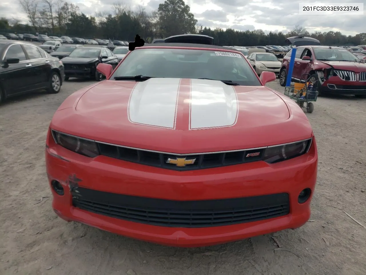 2014 Chevrolet Camaro Lt VIN: 2G1FC3D33E9323746 Lot: 79802184