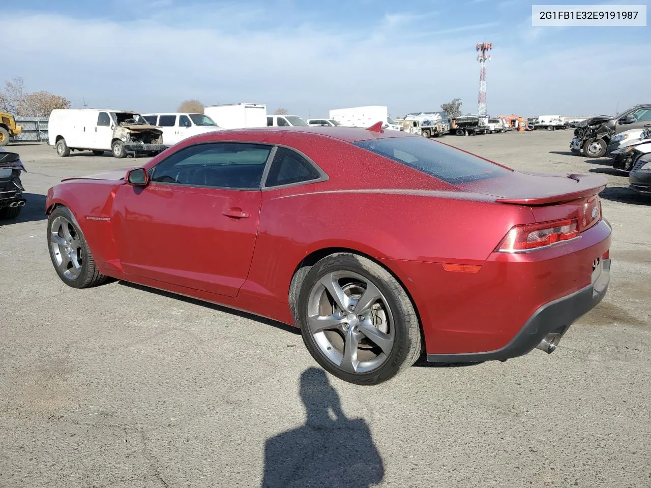 2014 Chevrolet Camaro Lt VIN: 2G1FB1E32E9191987 Lot: 80366964