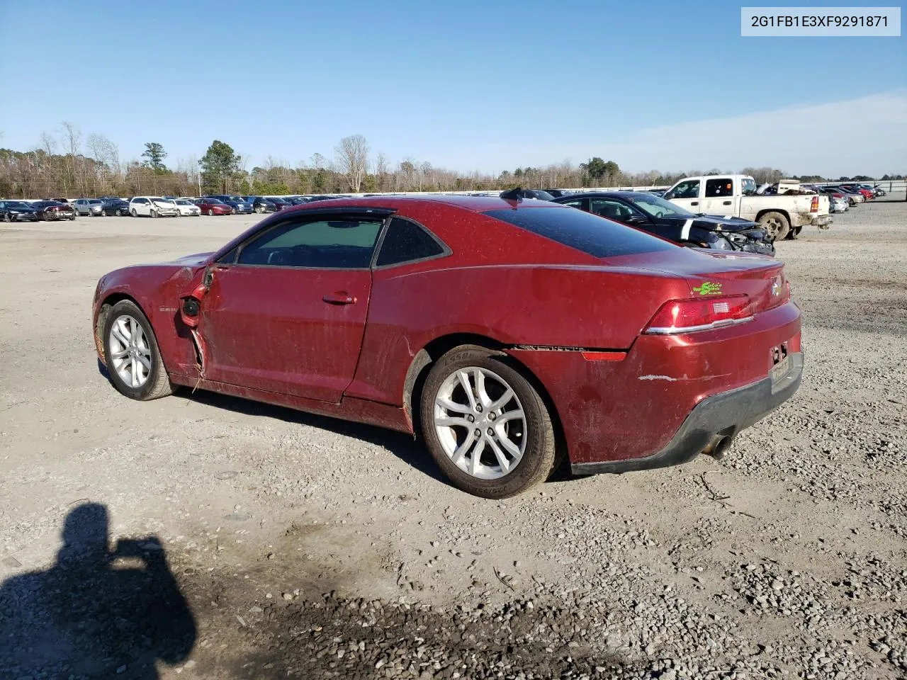 2015 Chevrolet Camaro Ls VIN: 2G1FB1E3XF9291871 Lot: 41591804