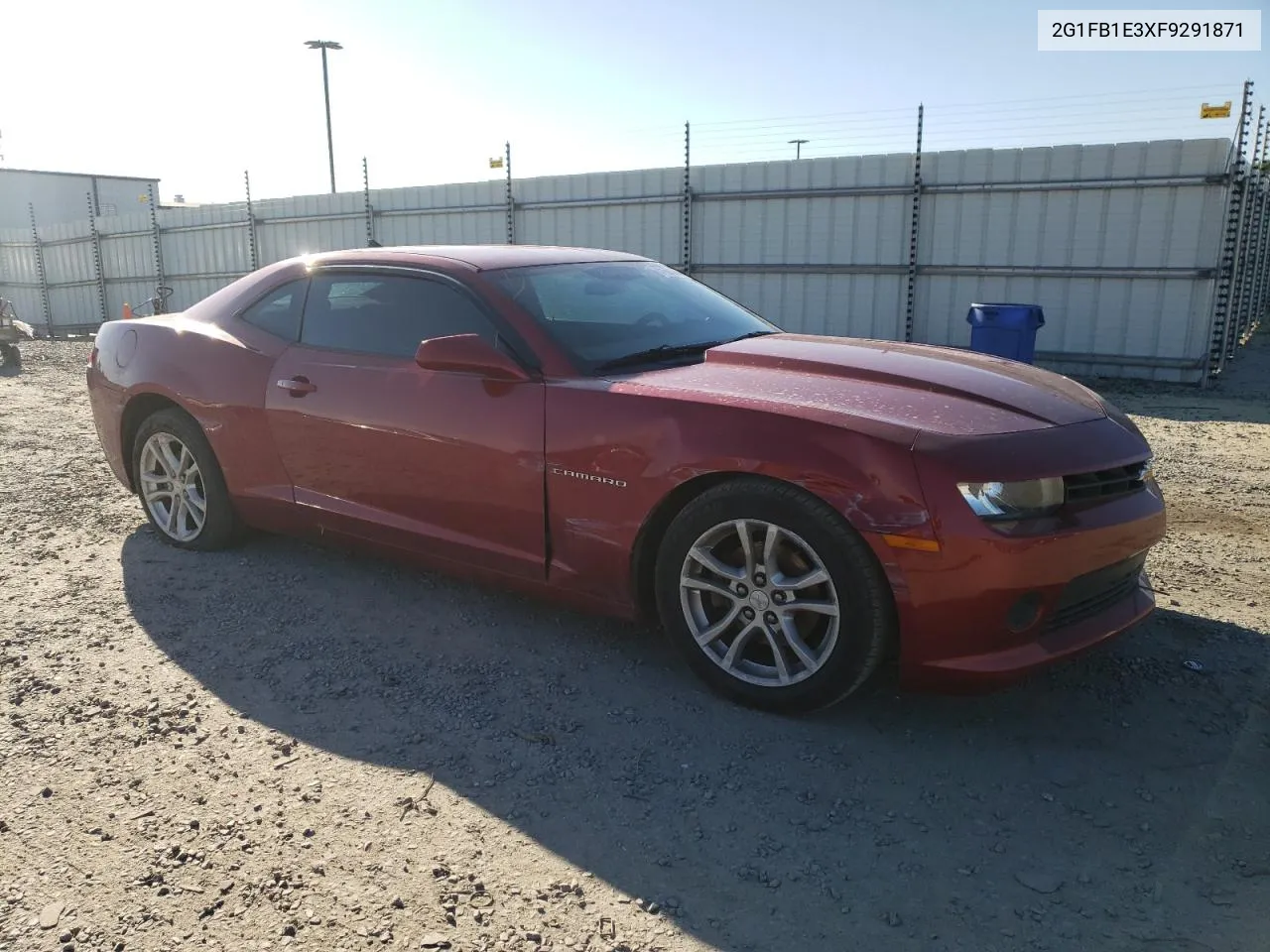 2015 Chevrolet Camaro Ls VIN: 2G1FB1E3XF9291871 Lot: 41591804