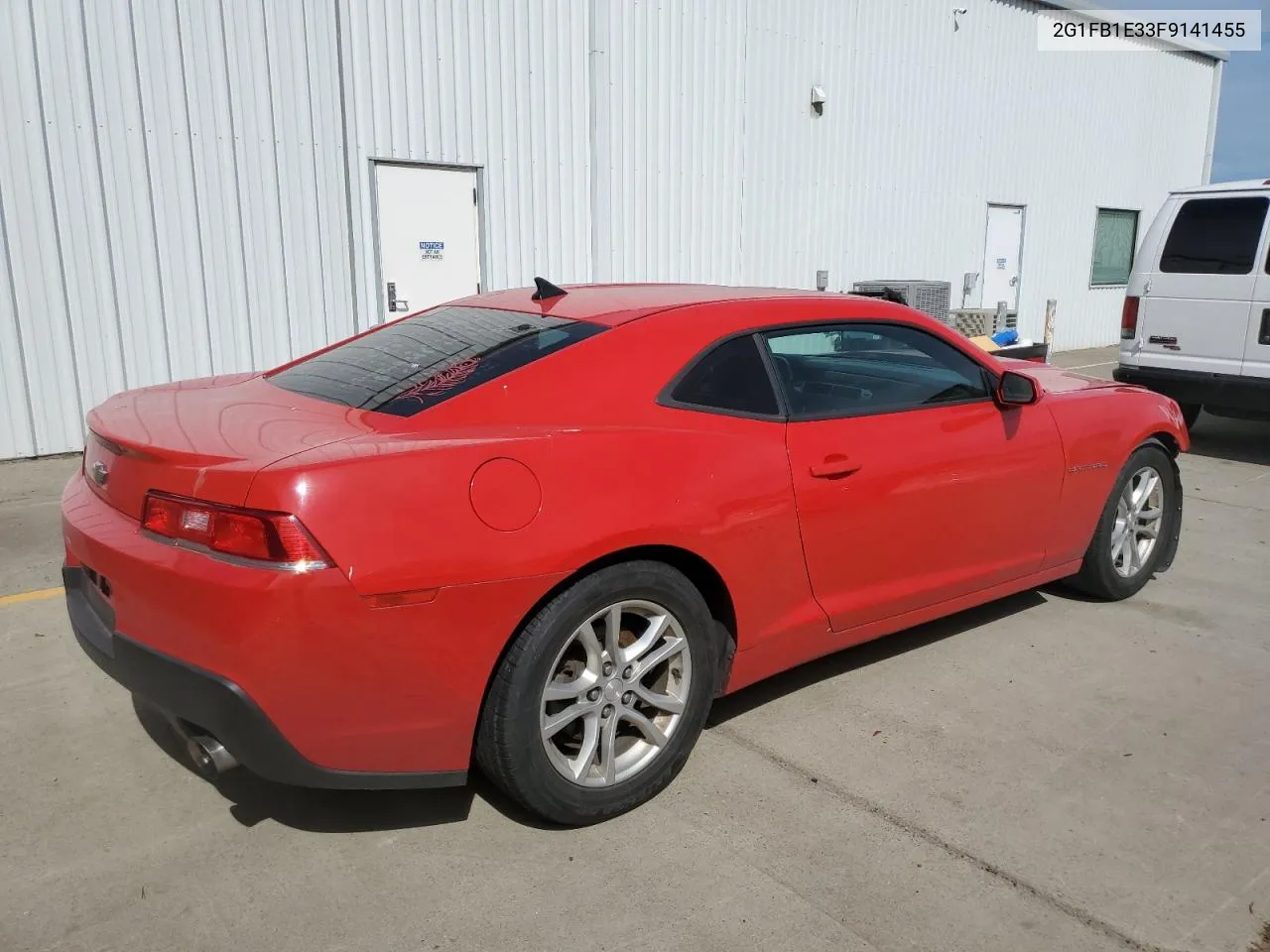 2015 Chevrolet Camaro Ls VIN: 2G1FB1E33F9141455 Lot: 51055594