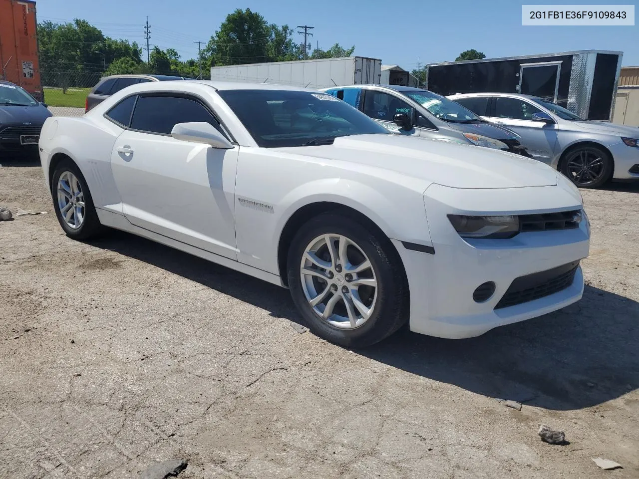 2015 Chevrolet Camaro Ls VIN: 2G1FB1E36F9109843 Lot: 54397894