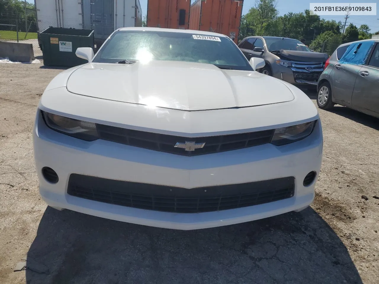 2015 Chevrolet Camaro Ls VIN: 2G1FB1E36F9109843 Lot: 54397894