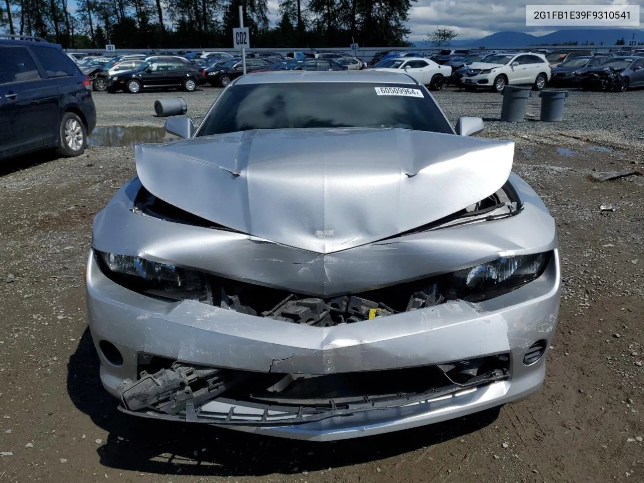 2015 Chevrolet Camaro Ls VIN: 2G1FB1E39F9310541 Lot: 60509964