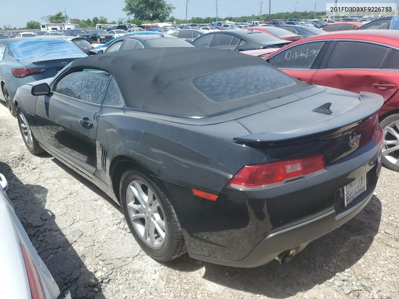 2015 Chevrolet Camaro Lt VIN: 2G1FD3D3XF9226753 Lot: 60717814