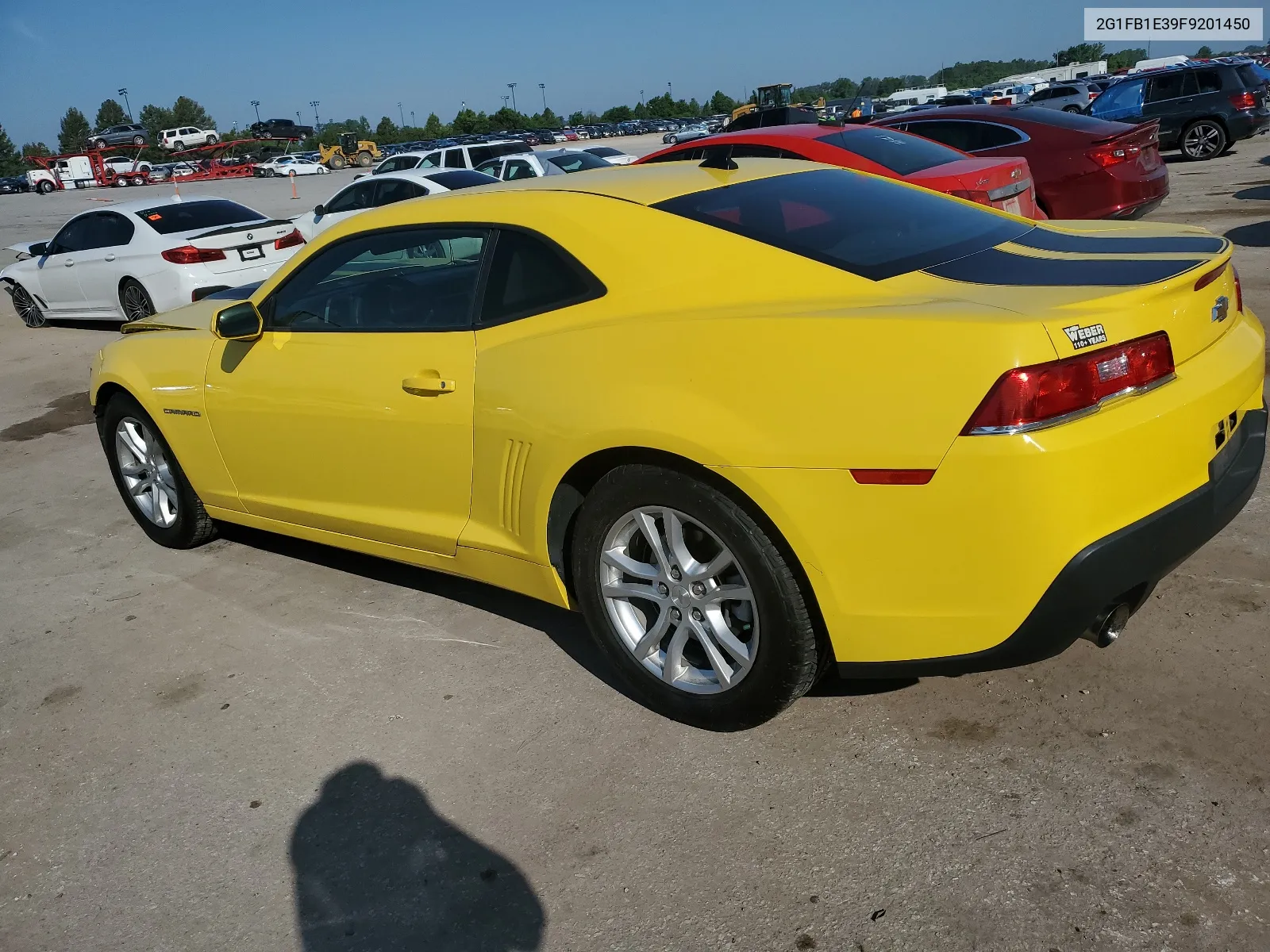 2015 Chevrolet Camaro Ls VIN: 2G1FB1E39F9201450 Lot: 60728404