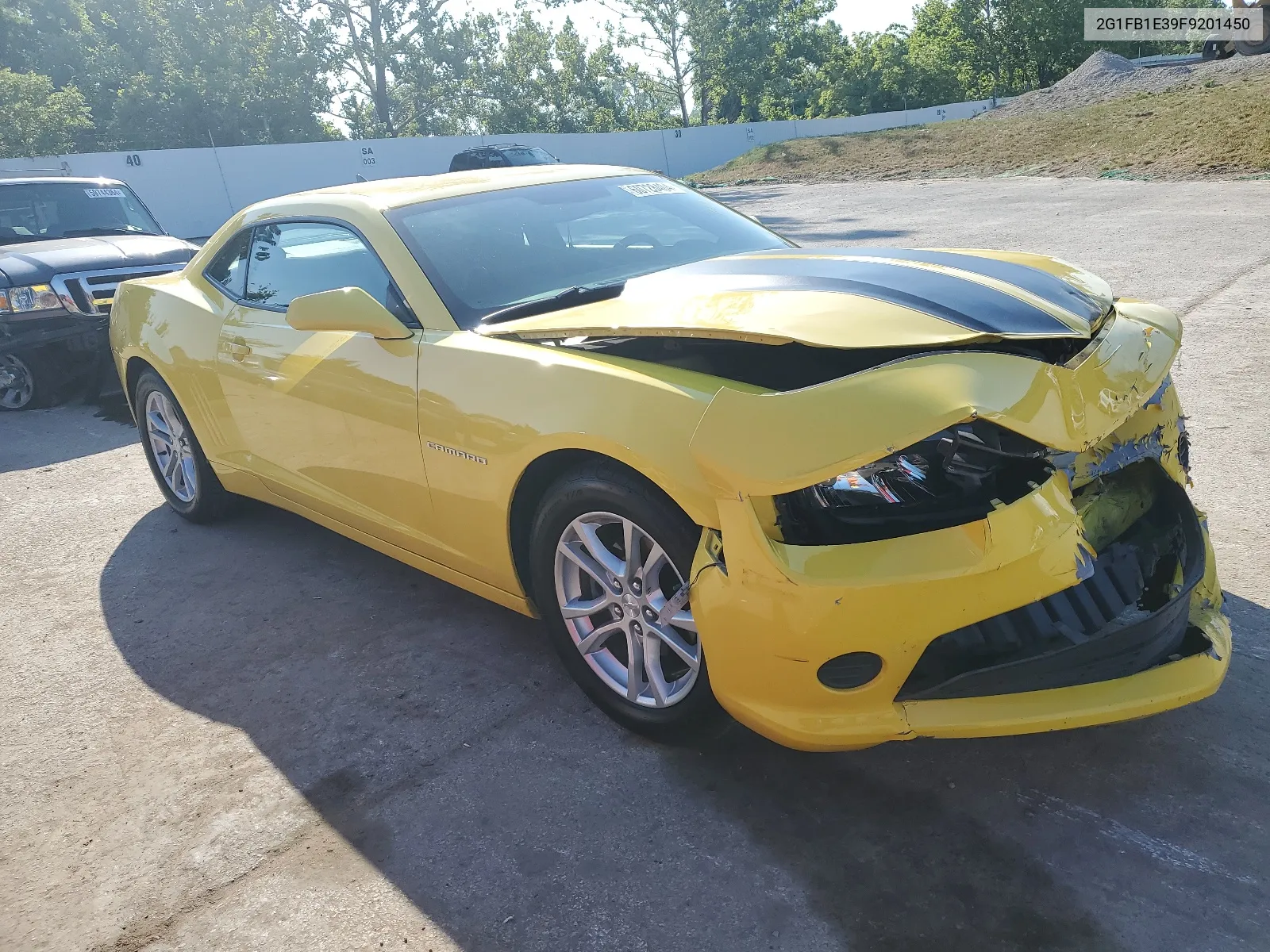 2015 Chevrolet Camaro Ls VIN: 2G1FB1E39F9201450 Lot: 60728404