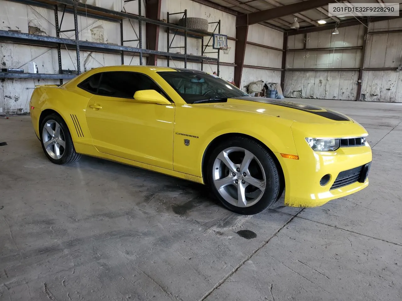 2015 Chevrolet Camaro Lt VIN: 2G1FD1E32F9228290 Lot: 61150294