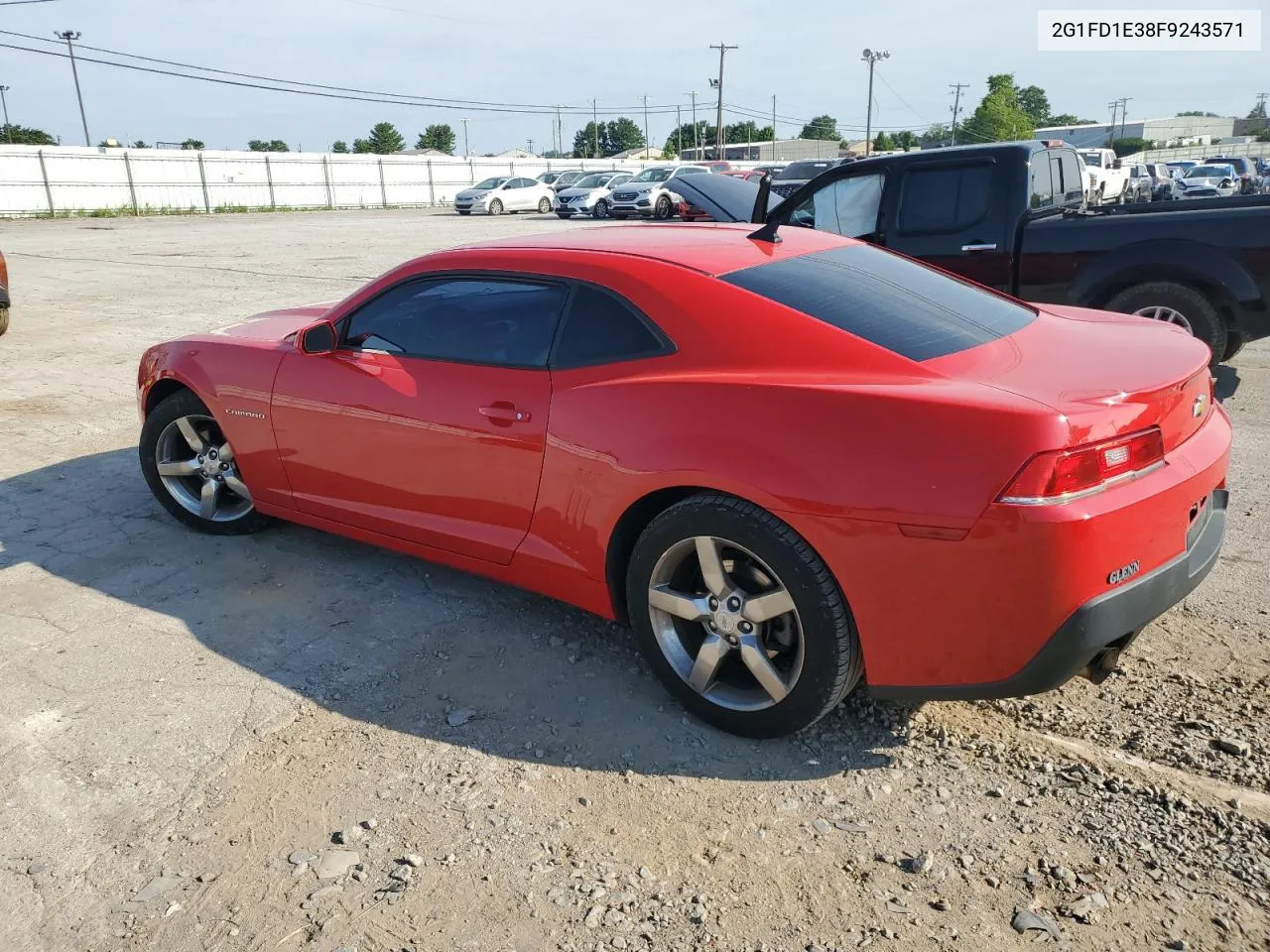 2015 Chevrolet Camaro Lt VIN: 2G1FD1E38F9243571 Lot: 61480054