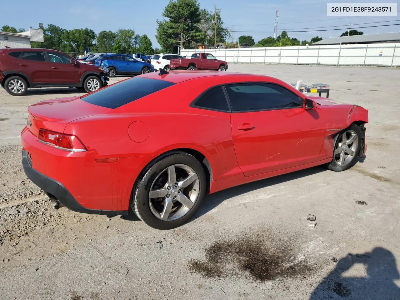 2015 Chevrolet Camaro Lt VIN: 2G1FD1E38F9243571 Lot: 61480054