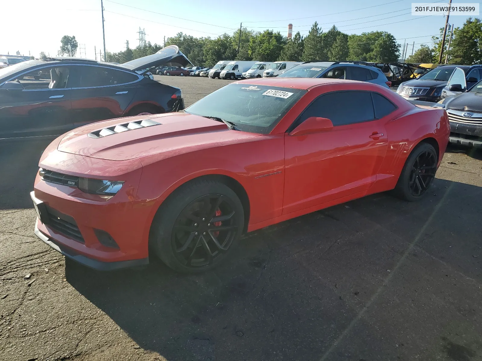 2015 Chevrolet Camaro 2Ss VIN: 2G1FJ1EW3F9153599 Lot: 61702724