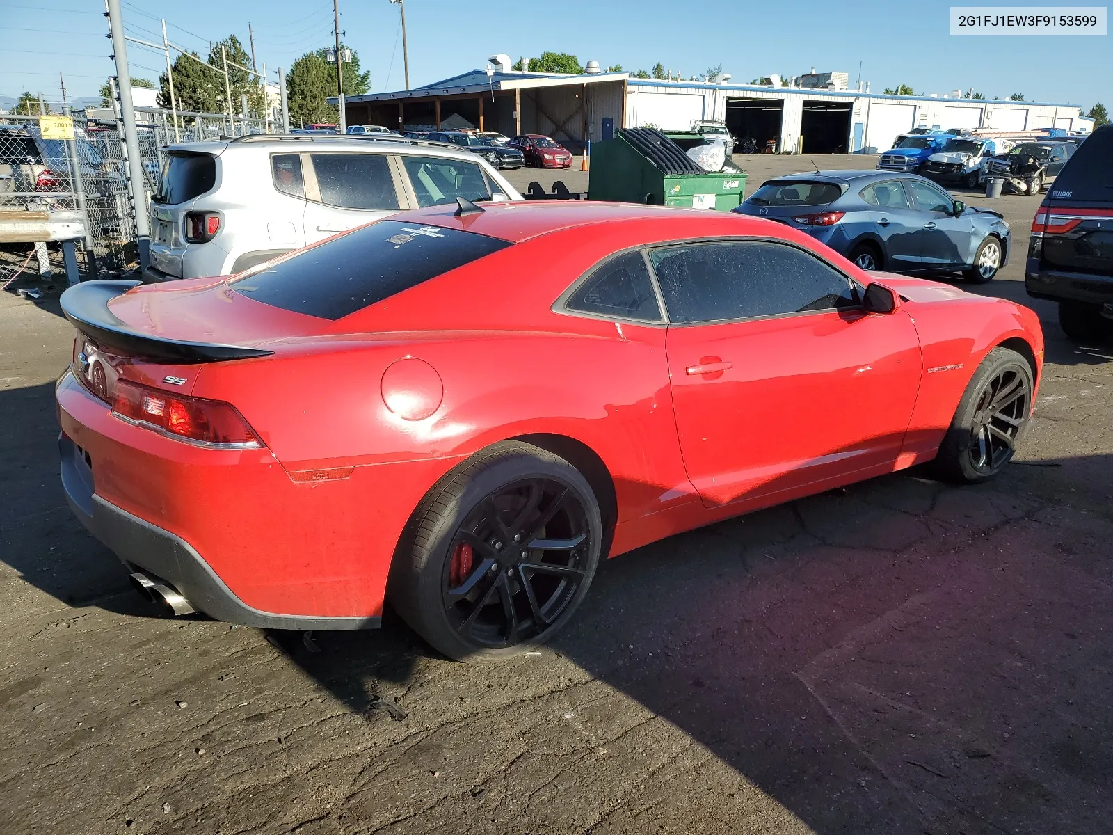 2015 Chevrolet Camaro 2Ss VIN: 2G1FJ1EW3F9153599 Lot: 61702724