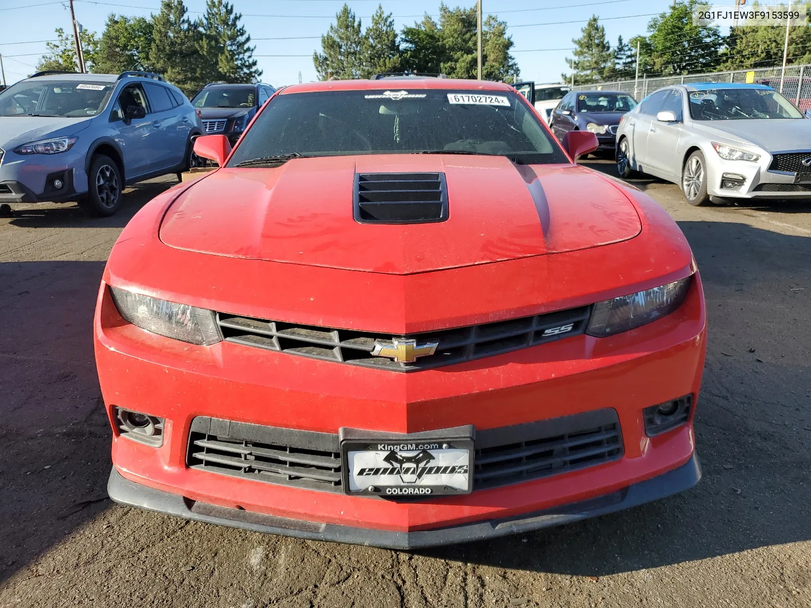 2015 Chevrolet Camaro 2Ss VIN: 2G1FJ1EW3F9153599 Lot: 61702724