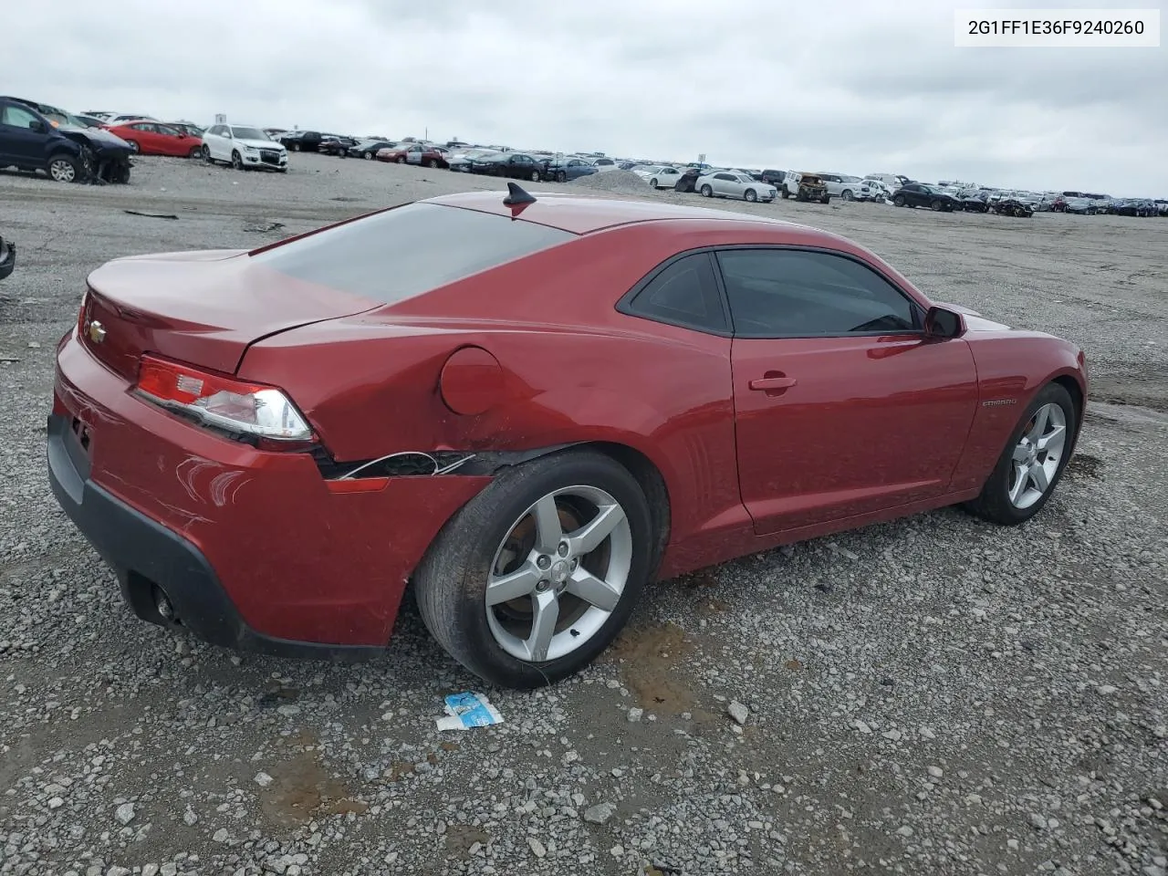 2015 Chevrolet Camaro Lt VIN: 2G1FF1E36F9240260 Lot: 61791864