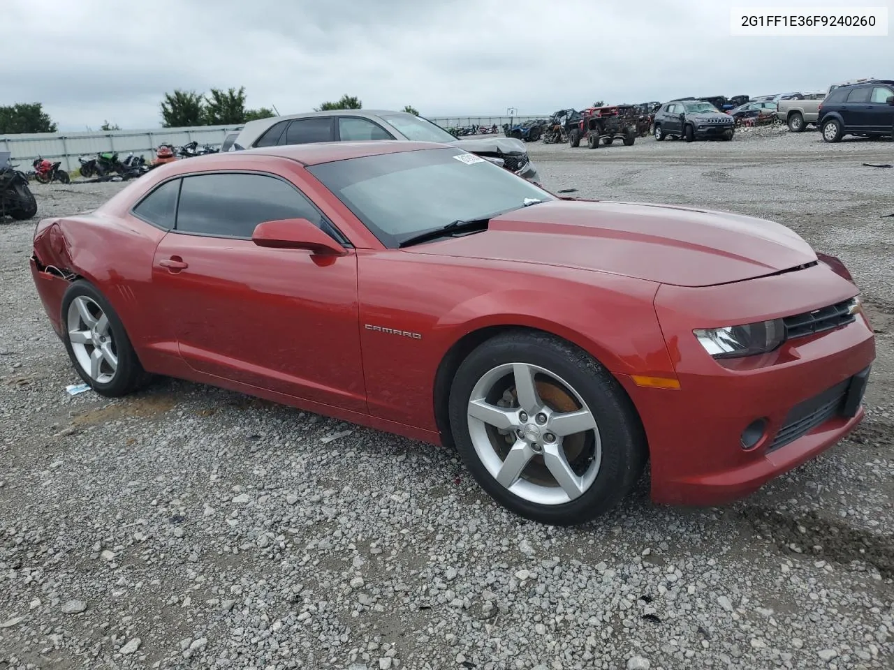 2015 Chevrolet Camaro Lt VIN: 2G1FF1E36F9240260 Lot: 61791864